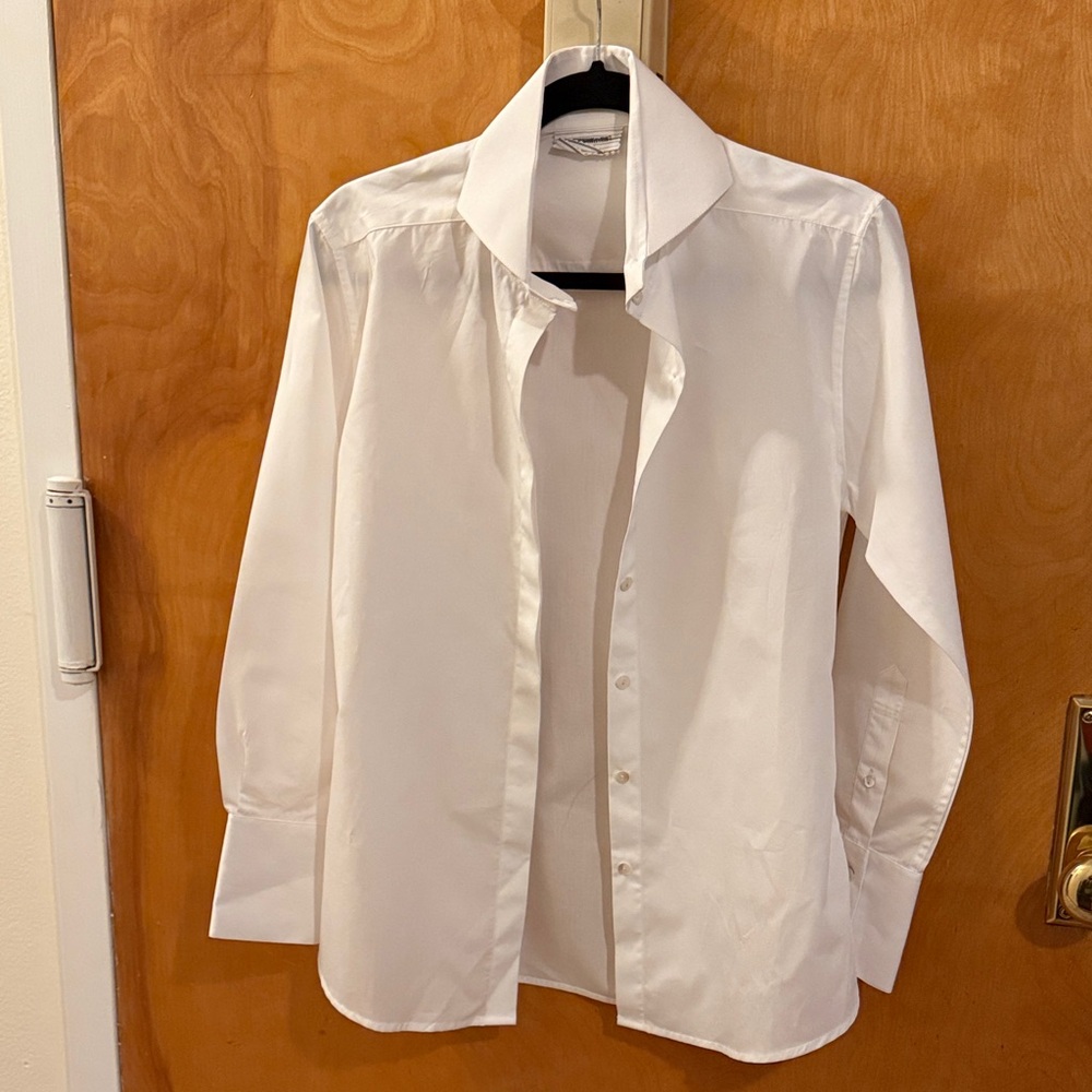 Classic White Woman’s Dress Shirt